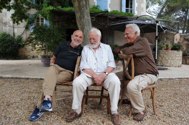 Peter Knapp, Denis Brihat et Hans SIlvester © Stephane Kossmann Peter Knapp, Denis Brihat et Hans SIlvester © Stephane Kossmann